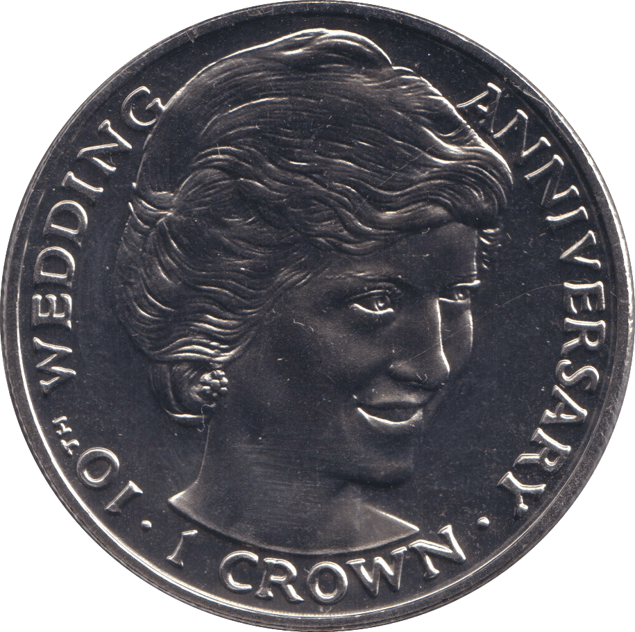 1991 CROWN WEDDING ANNIVERSARY - WORLD COINS - Cambridgeshire Coins