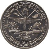 1991 FIVE DOLLAR MARSHALL ISLANDS F410 - WORLD COINS - Cambridgeshire Coins