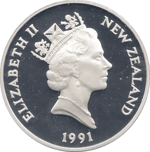 1991 FIVE DOLLARS SILVER PROOF USA - SILVER WORLD COINS - Cambridgeshire Coins