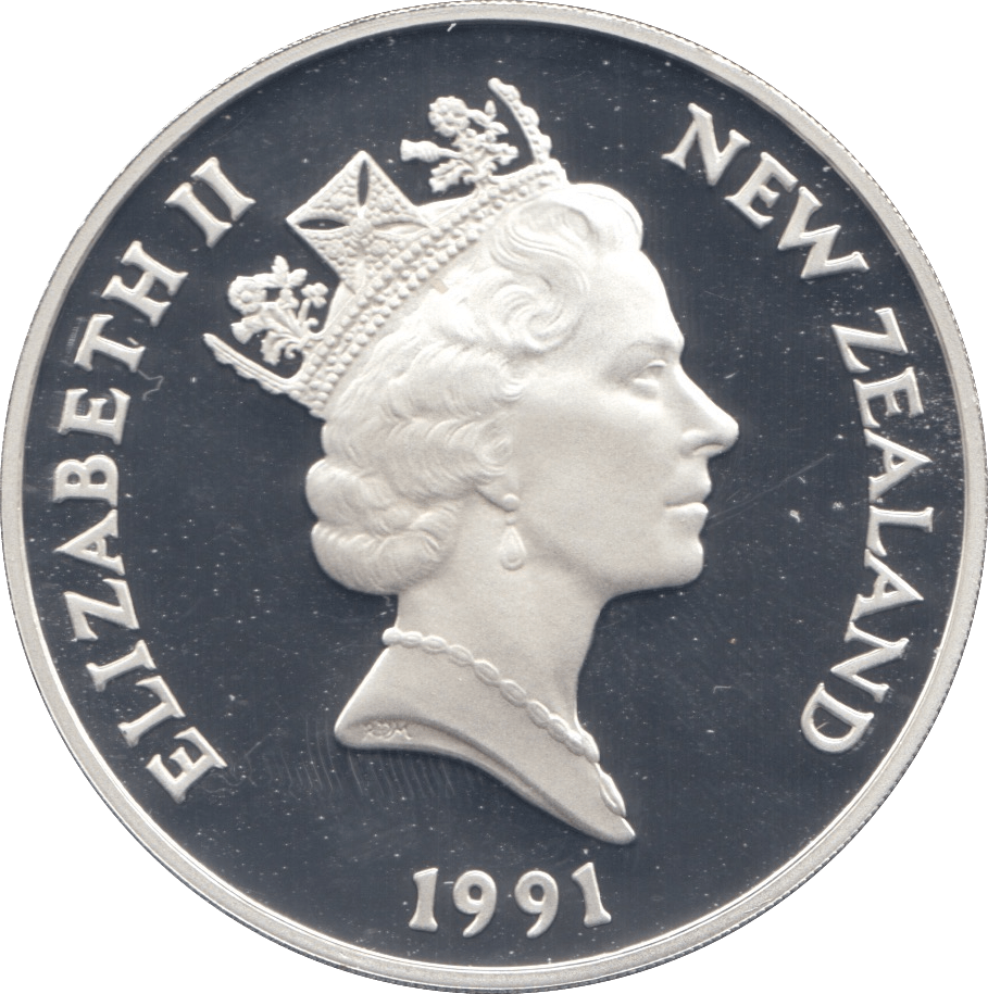 1991 FIVE DOLLARS SILVER PROOF USA - SILVER WORLD COINS - Cambridgeshire Coins