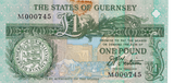 1991 GUERNSEY POUND BANKNOTE REF-1748 - WORLD BANKNOTES - Cambridgeshire Coins