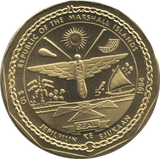 1991 MARSHALL ISLANDS $10 COMMEMORATIVE COIN HEROES OF D - DAY - WORLD COINS - Cambridgeshire Coins