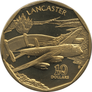 1991 MARSHALL ISLANDS $10 COMMEMORATIVE COIN LANCASTER - WORLD COINS - Cambridgeshire Coins