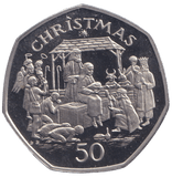1991 NATIVITY 50P ISLE OF MAN ( PROOF ) BB - 50P REGIONAL ISSUES - Cambridgeshire Coins