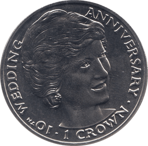 1991 ONE CROWN GIBRALTAR F470 - WORLD COINS - Cambridgeshire Coins