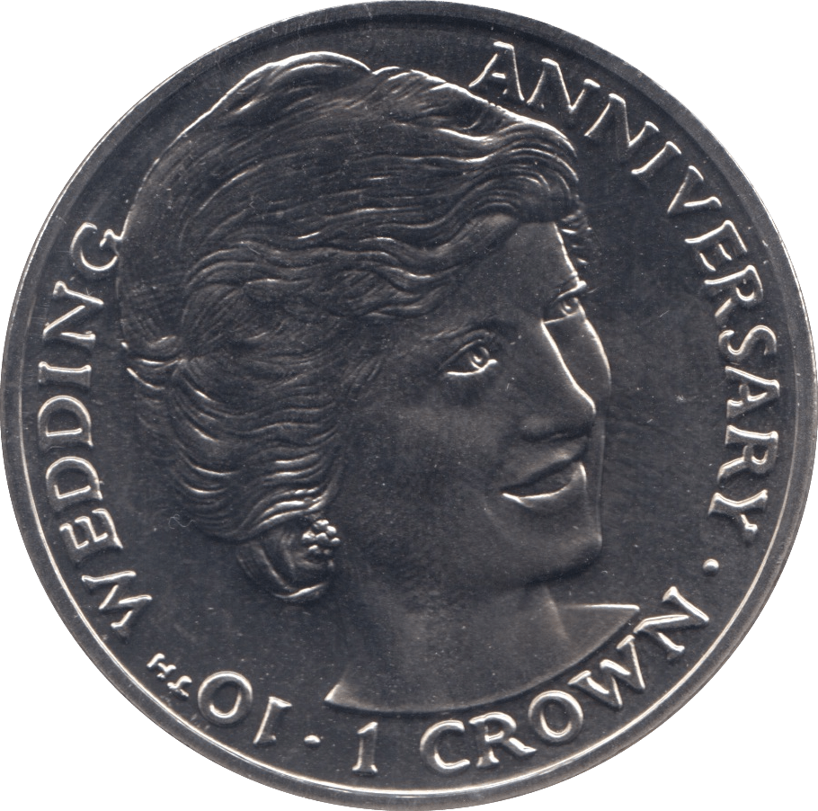 1991 ONE CROWN GIBRALTAR F470 - WORLD COINS - Cambridgeshire Coins
