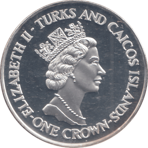 1991 ONE CROWN ROYAL BIRTHDAYS SILVER PROOF - WORLD COINS - Cambridgeshire Coins