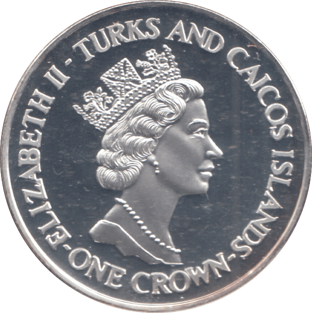 1991 ONE CROWN ROYAL BIRTHDAYS SILVER PROOF - WORLD COINS - Cambridgeshire Coins
