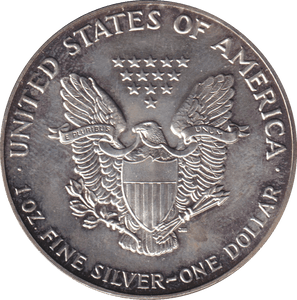 1991 SILVER DOLLAR USA - SILVER WORLD COINS - Cambridgeshire Coins
