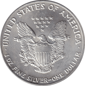 1991 SILVER LIBERTY DOLLAR USA - SILVER WORLD COINS - Cambridgeshire Coins