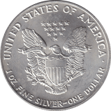 1991 SILVER LIBERTY DOLLAR USA - SILVER WORLD COINS - Cambridgeshire Coins