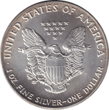 1991 SILVER ONE DOLLAR USA - SILVER WORLD COINS - Cambridgeshire Coins