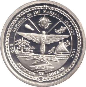 1991 SILVER PROOF FIFTY DOLLARS B-24 LIBERATOR - SILVER WORLD COINS - Cambridgeshire Coins