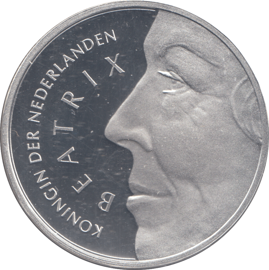 1991 SILVER PROOF NETHERLANDS 50 GULDEN - SILVER WORLD COINS - Cambridgeshire Coins