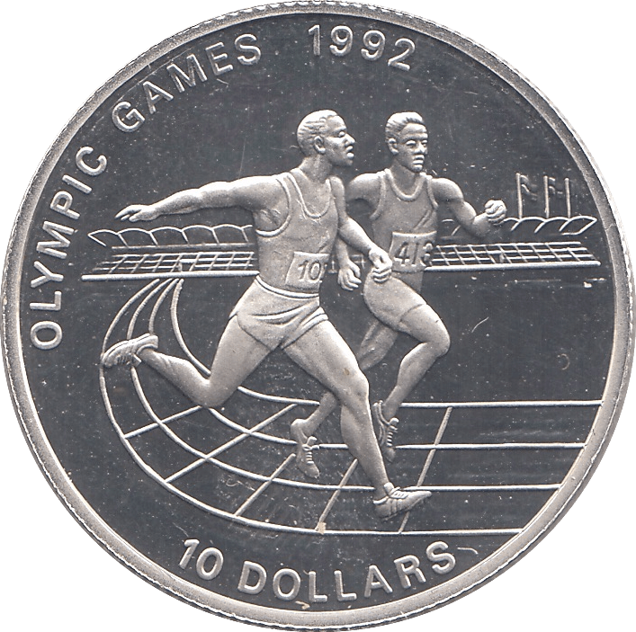 1991 SILVER PROOF TEN DOLLARS 925 SILVER NIUE ISLANDS - SILVER WORLD COINS - Cambridgeshire Coins