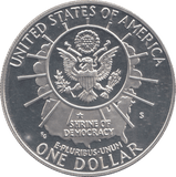 1991 USA SILVER PROOF DOLLAR - WORLD COINS - Cambridgeshire Coins