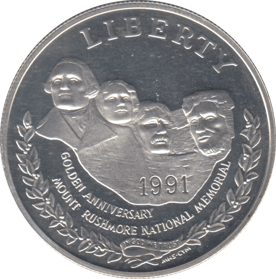 1991 USA SILVER PROOF DOLLAR - WORLD COINS - Cambridgeshire Coins