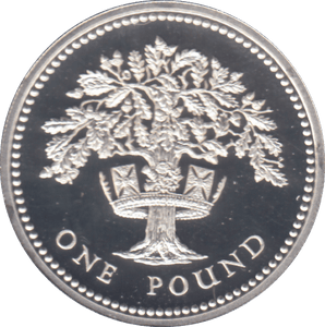 1992 £1 SILVER PROOF - £1 Silver Proof - Cambridgeshire Coins