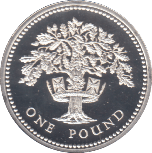 1992 £1 SILVER PROOF - £1 Silver Proof - Cambridgeshire Coins