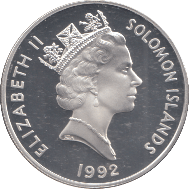 1992 10 DOLLARS CORONATION ANNIVERSARY OF THE QUEEN - WORLD COINS - Cambridgeshire Coins