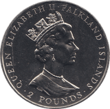 1992 2 POUNDS FALKLANDS ISLANDS HERITAGE YEAR ( BU ) - £2 BU - Cambridgeshire Coins