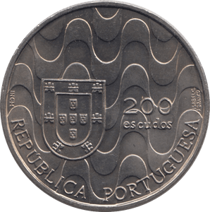 1992 200 ESCUDOS PORTUGAL - WORLD COINS - Cambridgeshire Coins