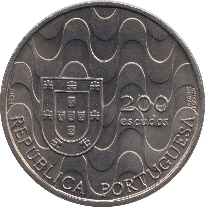 1992 200 ESCUDOS PORTUGAL - WORLD COINS - Cambridgeshire Coins