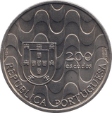 1992 200 ESCUDOS PORTUGAL - WORLD COINS - Cambridgeshire Coins