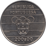 1992 200 ESCUDOS PORTUGAL - WORLD COINS - Cambridgeshire Coins