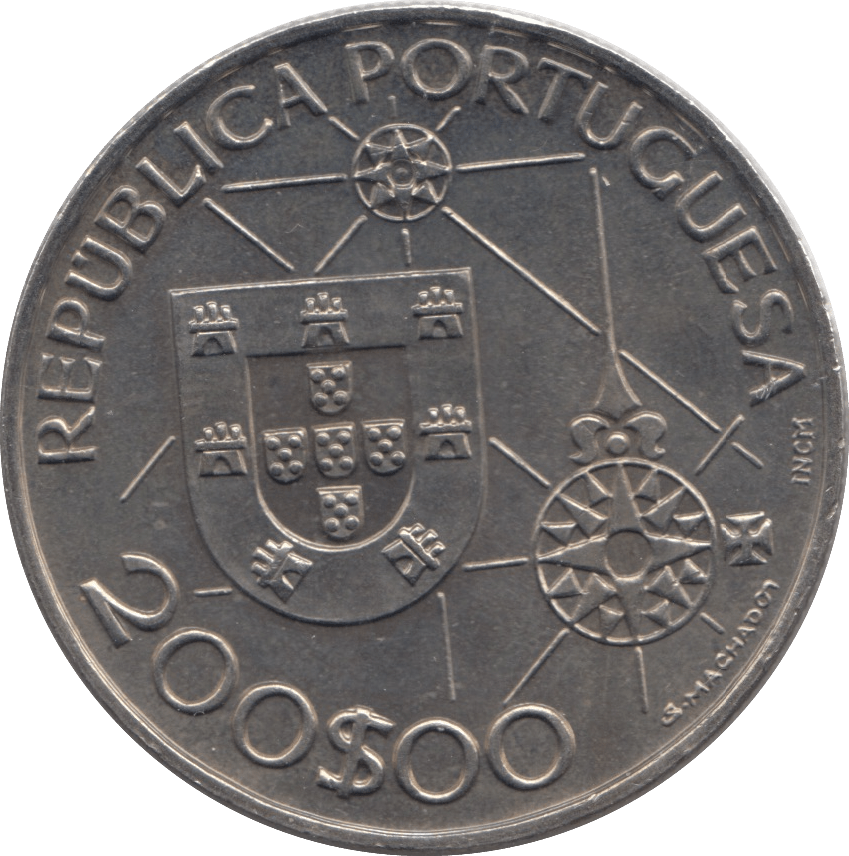 1992 200 ESCUDOS PORTUGAL - WORLD COINS - Cambridgeshire Coins