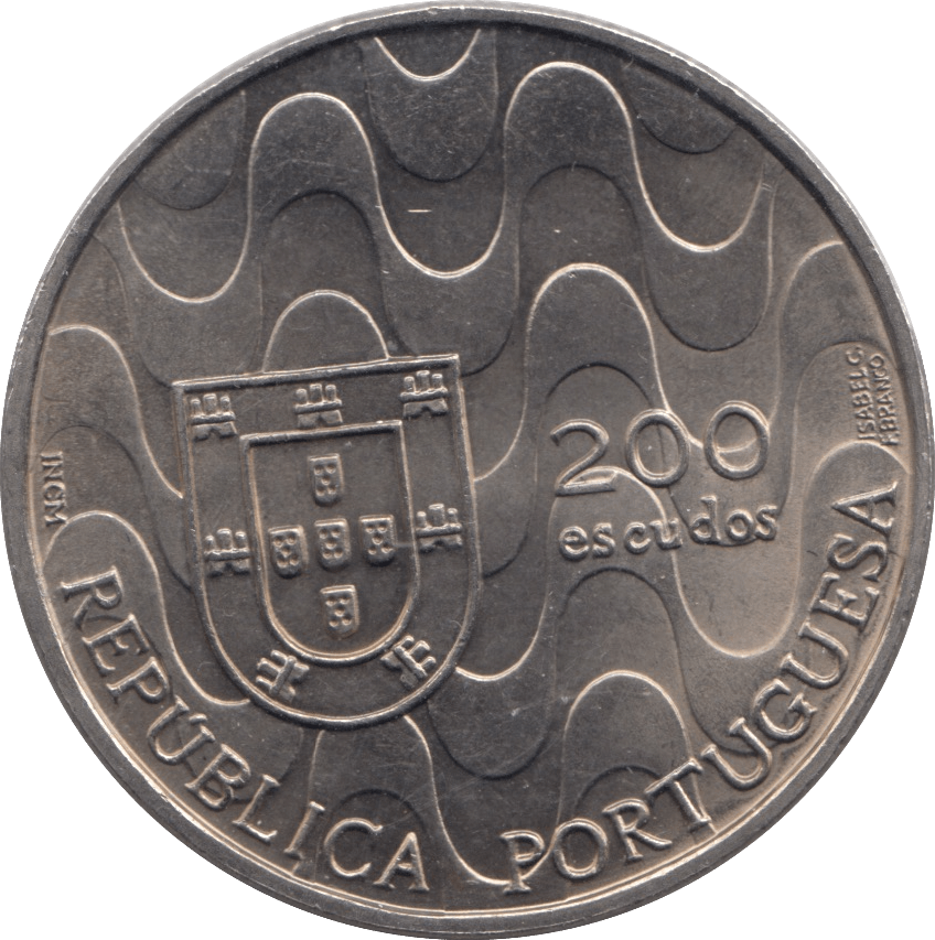 1992 200 ESCUDOS PORTUGAL - WORLD COINS - Cambridgeshire Coins