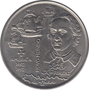 1992 200 ESCUDOS PORTUGAL - WORLD COINS - Cambridgeshire Coins