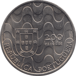 1992 200 ESCUDOS PORTUGAL - WORLD COINS - Cambridgeshire Coins