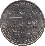 1992 200 ESCUDOS PORTUGAL - WORLD COINS - Cambridgeshire Coins