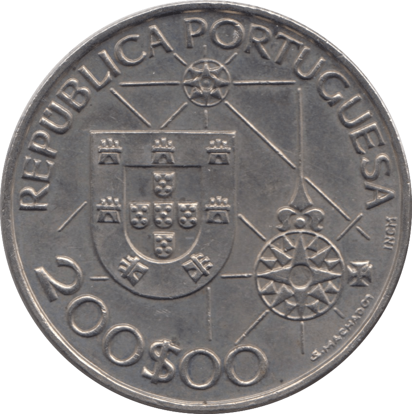 1992 200 ESCUDOS PORTUGAL - WORLD COINS - Cambridgeshire Coins