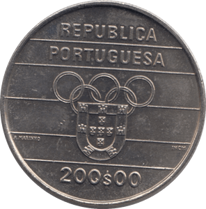 1992 200 ESCUDOS PORTUGAL - WORLD COINS - Cambridgeshire Coins