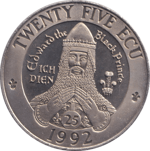 1992 25 ECU WALES EUROPE - WORLD COINS - Cambridgeshire Coins