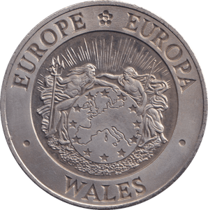 1992 25 ECU WALES EUROPE - WORLD COINS - Cambridgeshire Coins