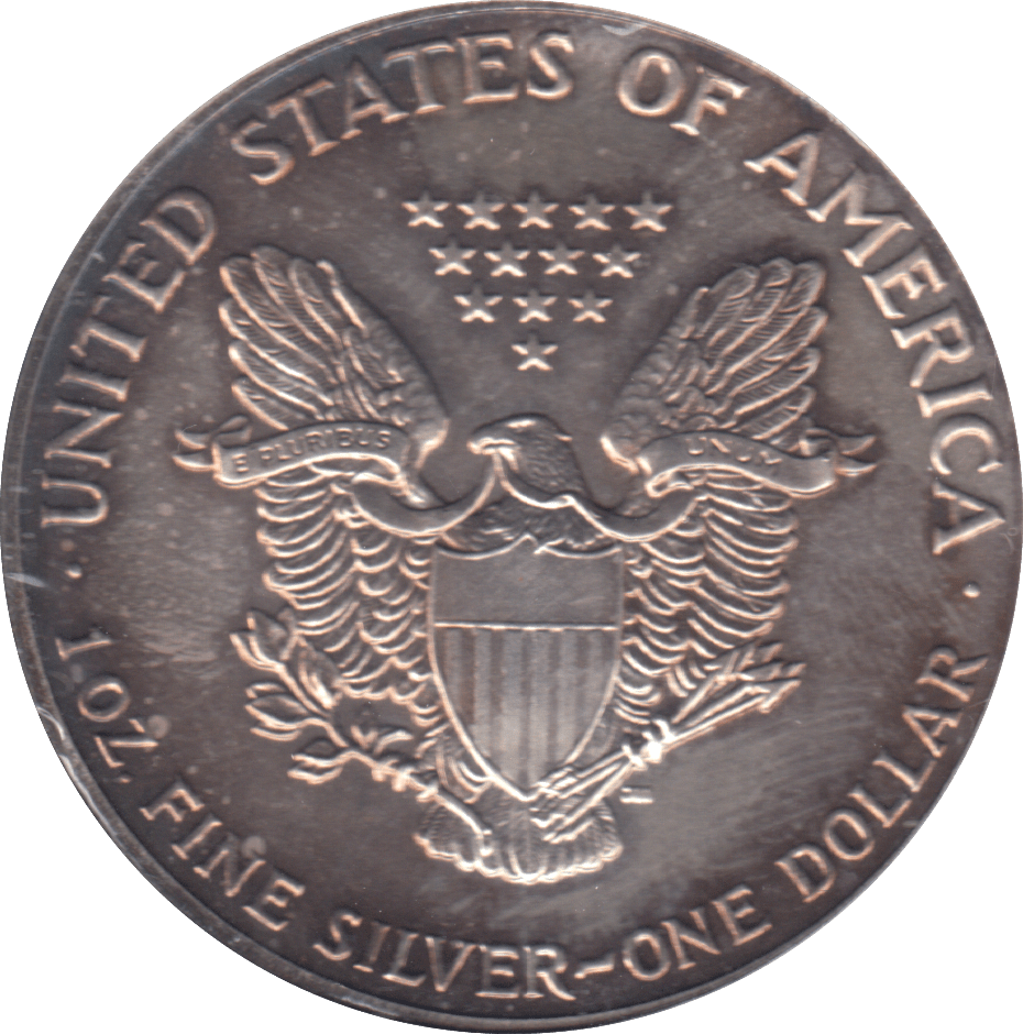 1992 AMERICAN EAGLE SILVER DOLLAR 1 OZ FINE SILVER USA - SILVER WORLD COINS - Cambridgeshire Coins