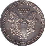 1992 AMERICAN EAGLE SILVER DOLLAR 1 OZ FINE SILVER USA - SILVER WORLD COINS - Cambridgeshire Coins