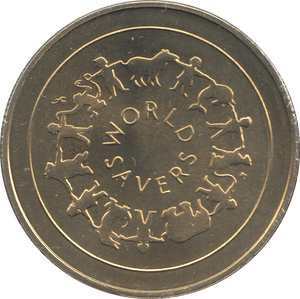 1992 BLACK RHINO WORLD SAVERS - £5 BU - Cambridgeshire Coins