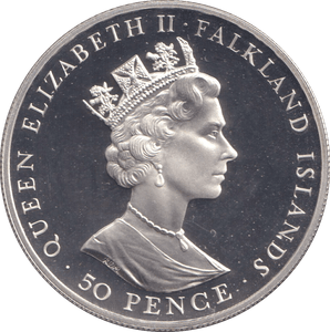 1992 FIFTY PENCE 40TH ANNIVERSARY OF REIGN - WORLD COINS - Cambridgeshire Coins