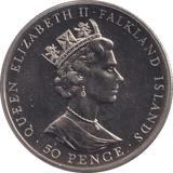 1992 FIFTY PENCE 40TH ANNIVERSARY OF REIGN - WORLD COINS - Cambridgeshire Coins