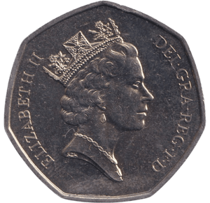 1992 FIFTY PENCE 50P CIRCULATED 1 - 50p BU - Cambridgeshire Coins