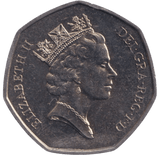 1992 FIFTY PENCE 50P CIRCULATED 1 - 50p BU - Cambridgeshire Coins