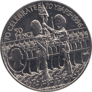 1992 FIFTY PENCE ASCENSION ISLANDS F310 - WORLD COINS - Cambridgeshire Coins