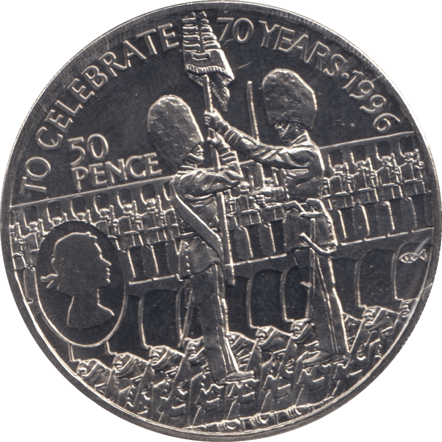 1992 FIFTY PENCE ASCENSION ISLANDS F310 - WORLD COINS - Cambridgeshire Coins