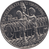 1992 FIFTY PENCE ASCENSION ISLANDS F310 - WORLD COINS - Cambridgeshire Coins