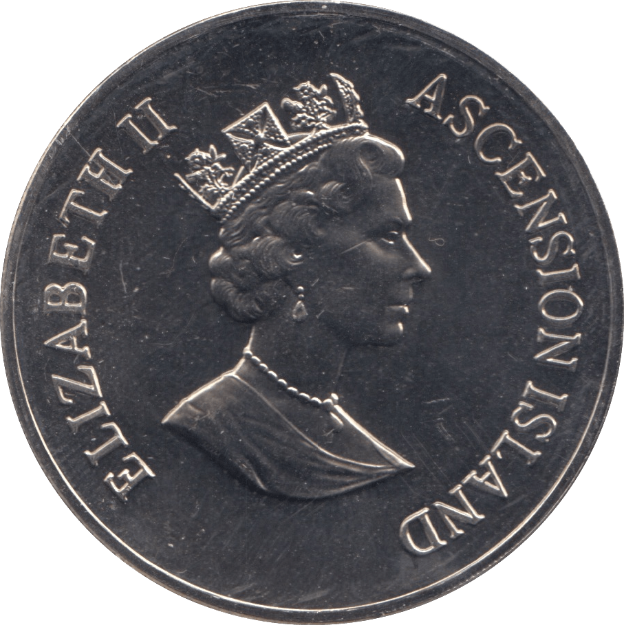 1992 FIFTY PENCE ASCENSION ISLANDS F310 - WORLD COINS - Cambridgeshire Coins