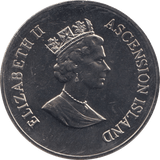 1992 FIFTY PENCE ASCENSION ISLANDS F310 - WORLD COINS - Cambridgeshire Coins